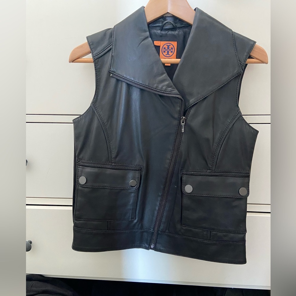 Tory Burch Leather Vest
